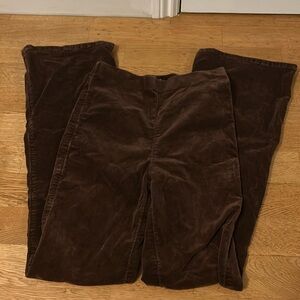 Brown Boot Cut Pants
